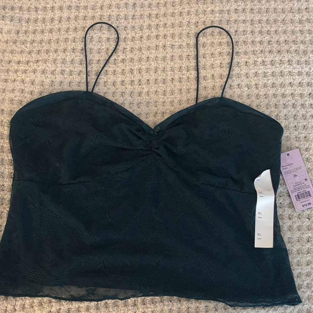Wild Fable Dark Green Camisole